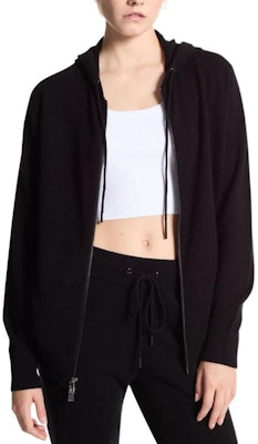 Michael Kors FW24 Solid Color Drawstring Zip Hoodie Unisex UF460FCH5R-001 Cheap Michael Kors FW24 Solid Color Drawstring Zip Hoodie Unisex UF460FCH5R-001