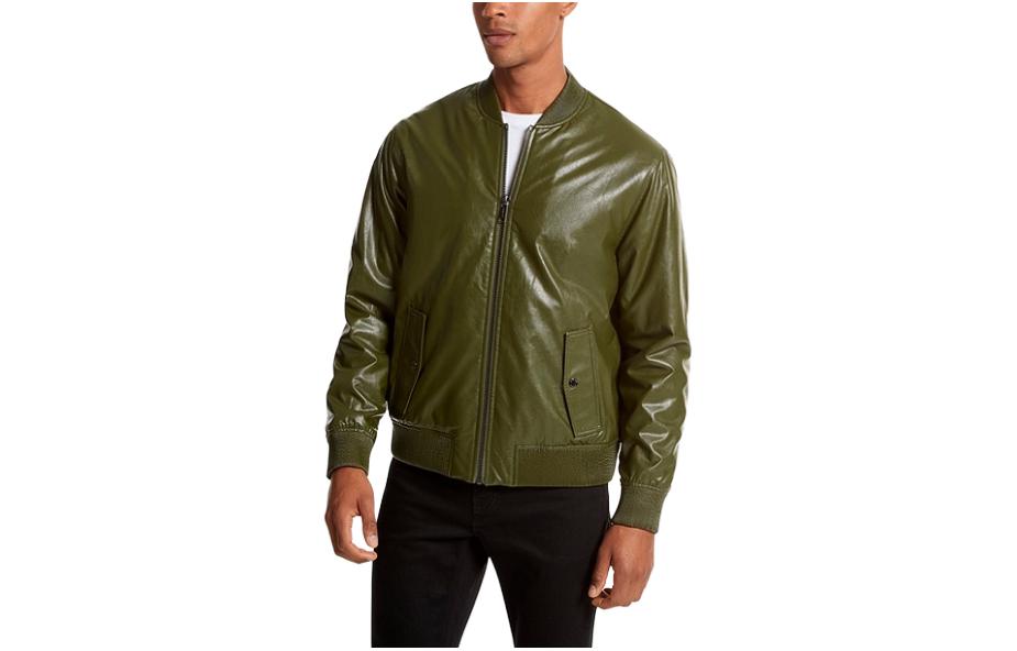 MICHAEL KORS Green Logo Print Crewneck Long-Sleeve Sweatshirt OU150595MF-704