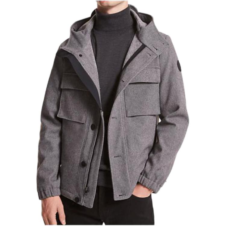 MICHAEL KORS Grey Logo Crewneck Sweatshirt CF351LP5MF-030