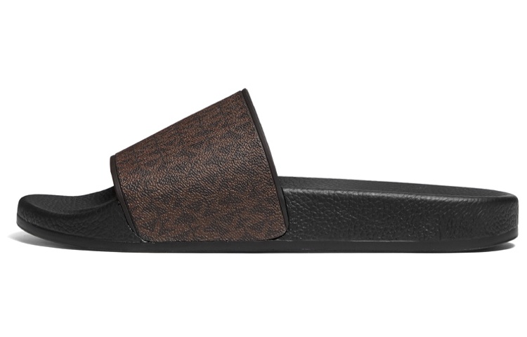 MICHAEL KORS Jake Slide 'Deep Brown Monogram' 42R0JSFA3Q207