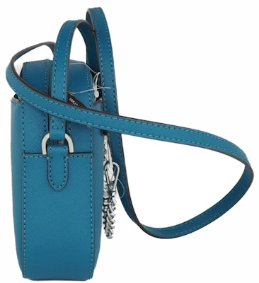 迈克高仕Jet Set大号上拉链手提包-湖蓝色 Order 迈克高仕Jet Set大号上拉链手提包-湖蓝色