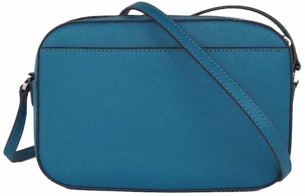 迈克高仕Jet Set大号上拉链手提包-湖蓝色 Lookbook 迈克高仕Jet Set大号上拉链手提包-湖蓝色