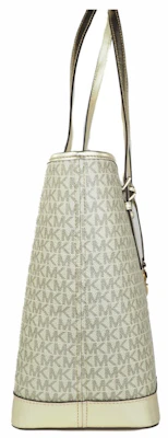 迈克高仕Jet Set Pale Gold大型拉链托特包 Order 迈克高仕Jet Set Pale Gold大型拉链托特包