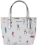 Buy Michael Kors Jet Set Bolso Tote XS Blanco Brillante/Multicolor