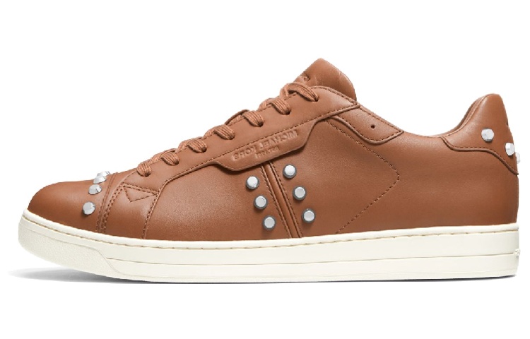 MICHAEL KORS Keating 'Brown Studded Lace-Up' 42S3KEFS4L