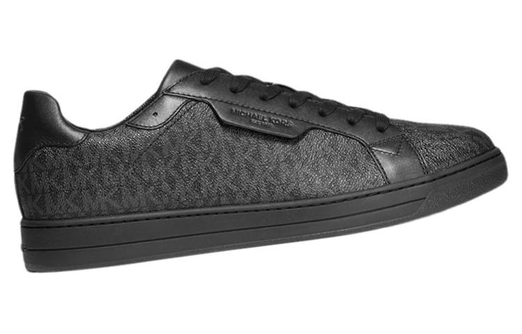 Order MKキーティング ローカット ロゴレザー (ブラック) 42F9KEFS2Q