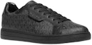 Lookbook MICHAEL KORS Keating Low-Top 'Logo dan Kulit Hitam' 42F9KEFS2Q