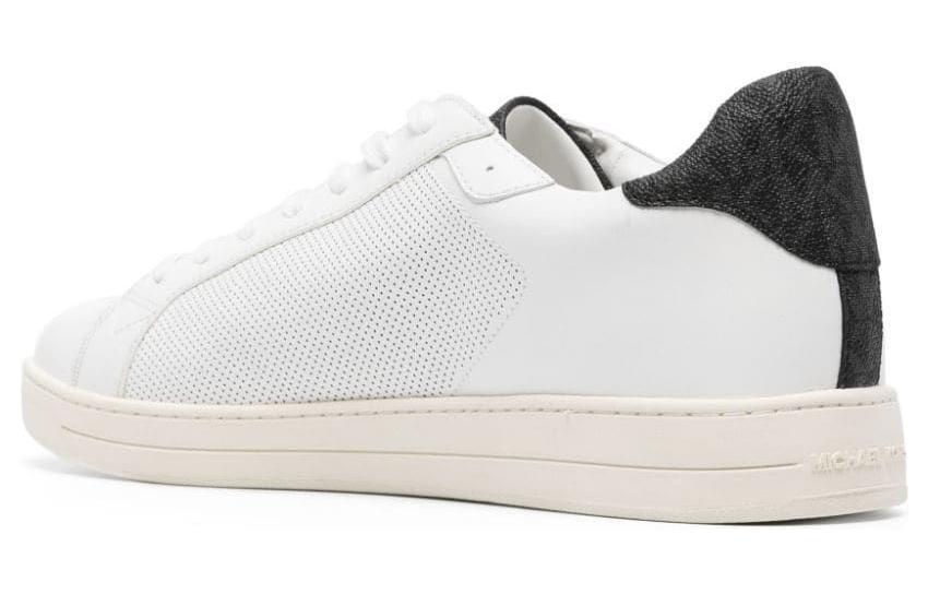 Shop MICHAEL KORS Keating Low-Top ''Weißes Leder'' Sneaker 42S3KEFS3L001