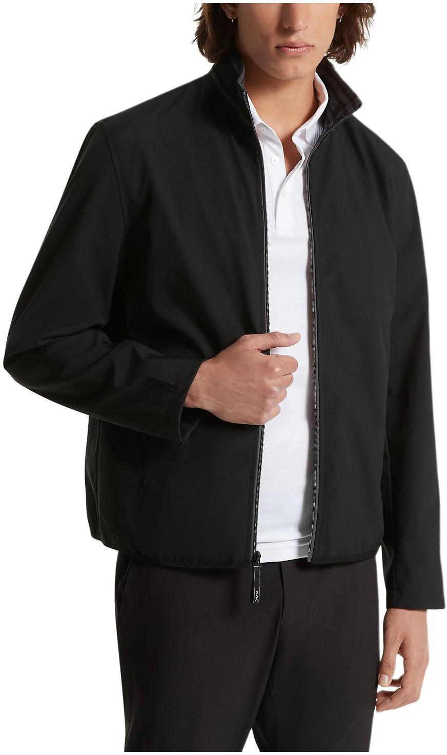 michael-kors-kells-water-resistant-jacket-black-full-zip-stand-collar-mc-21654-0001