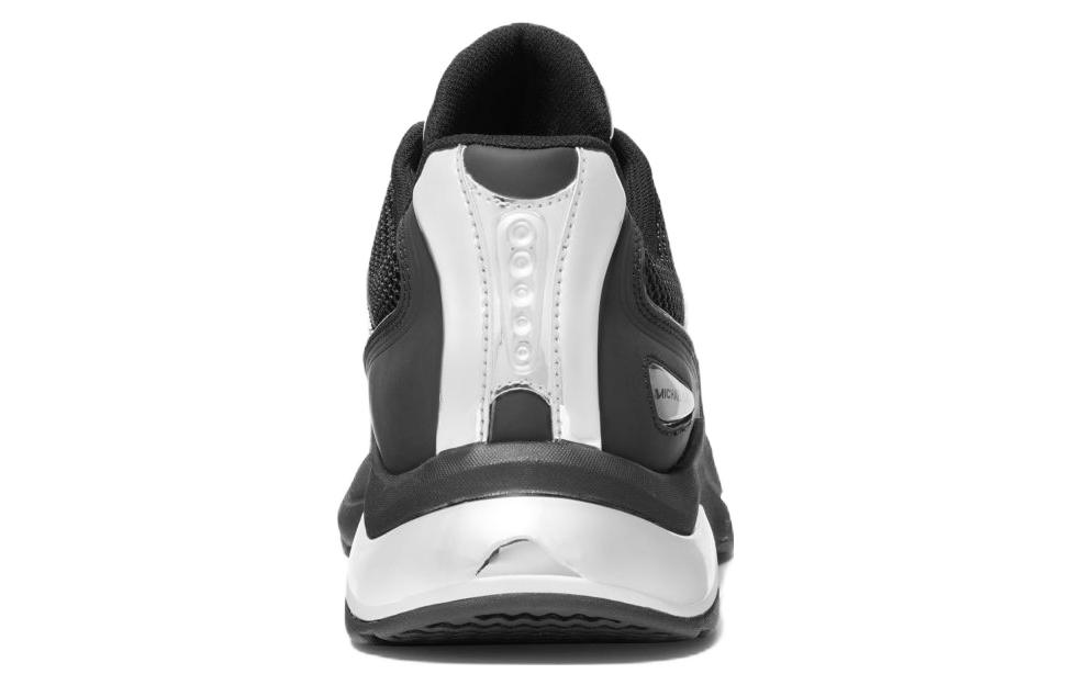 MICHAEL KORS Kit Leather Low Top 'Black White' 圖 4