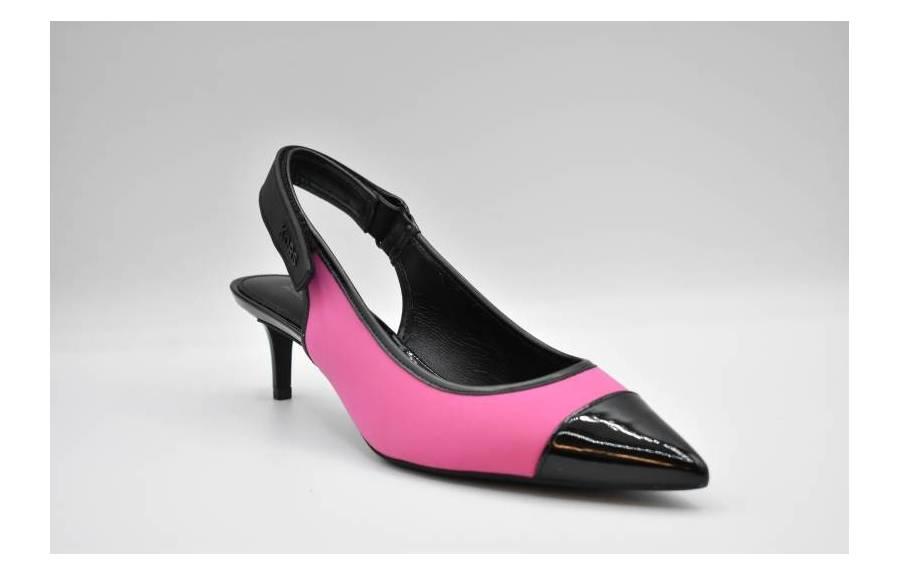 MICHAEL KORS Kitten Heel Pump 'Cerise Black' 40R3KUMP1DKITTENCERISE