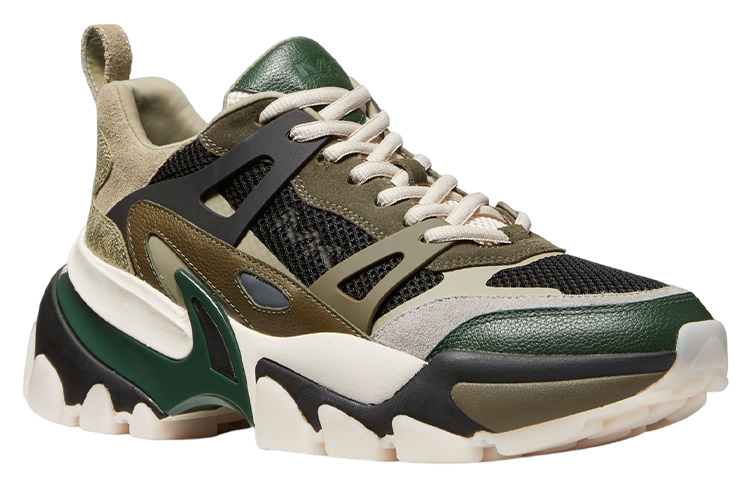 MICHAEL KORS Leather Sneaker 'Green Fashion Strap' 圖 2