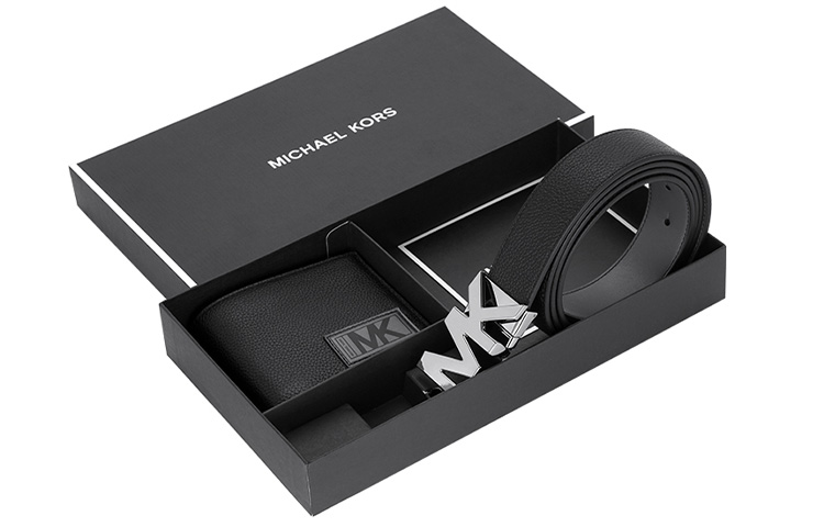 Michael Kors Leather Wallet and Belt Set - Business Casual Style 36U0MGFN4L