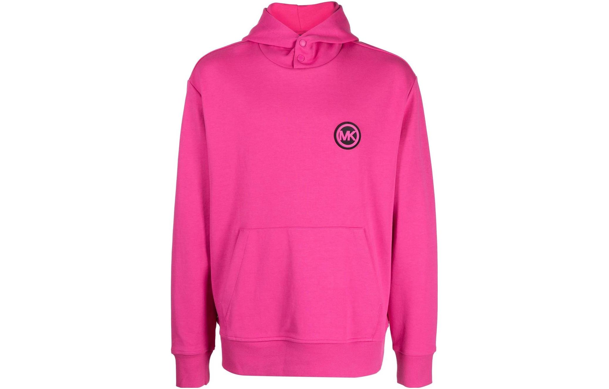 MICHAEL KORS Light Blue Hooded Jacket with Flap Pockets Long Sleeves CR420599L1-436