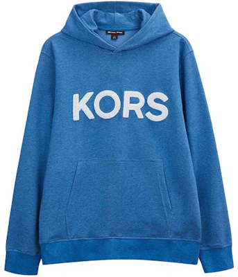 MICHAEL KORS Logo Print Hoodie Casual Long Sleeve Blue OF150DC5MF-583 Buy MICHAEL KORS Logo Print Hoodie Casual Long Sleeve Blue OF150DC5MF-583