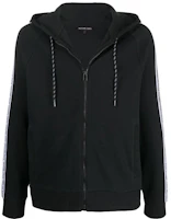 MICHAEL KORS Logo Print Zip-Up Jacket Black CU150865MF001 MICHAEL KORS Logo Print Zip-Up Jacket Black CU150865MF001