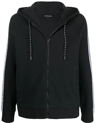 MICHAEL KORS Jaket Hitam Logo Print Zip-Up CU150865MF001 Buy MICHAEL KORS Jaket Hitam Logo Print Zip-Up CU150865MF001