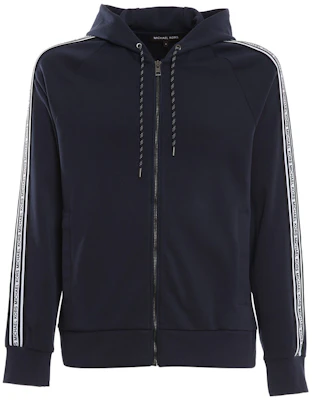MICHAEL KORS Logo Print Zip Hoodie Blue Mens CU150865MF401 Buy MICHAEL KORS Logo Print Zip Hoodie Blue Mens CU150865MF401