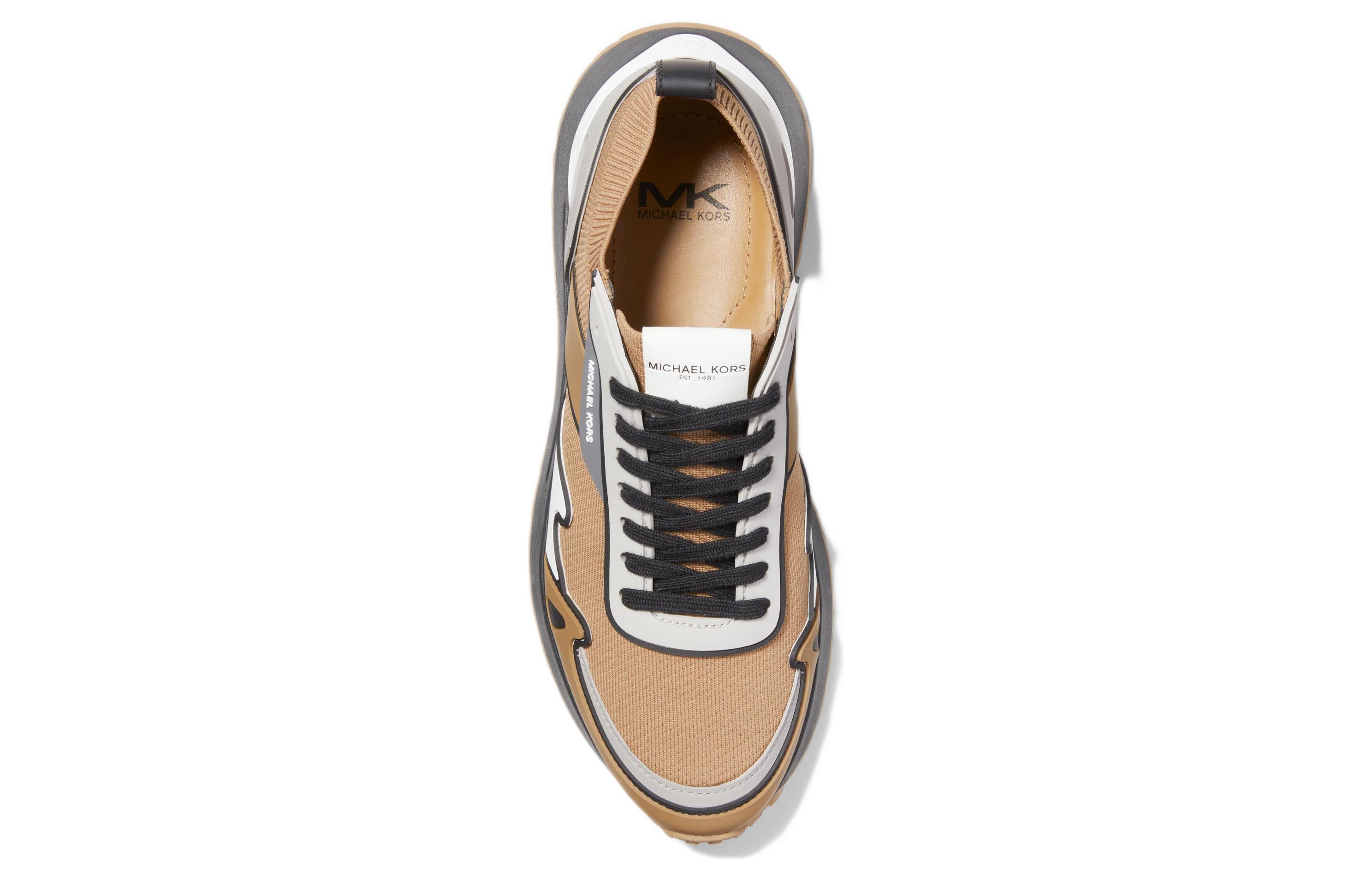 MICHAEL KORS Low-Top Sneaker 'Brown White' 圖 3