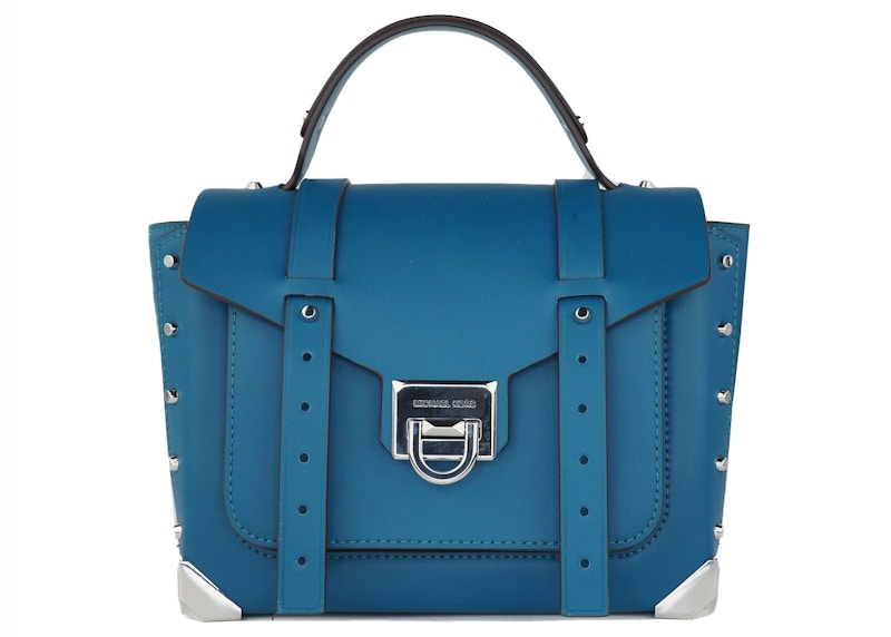 Michael Kors Manhattan Top Handle Bag Medium Lagoon