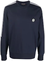 MICHAEL KORS Midnight Blue Crewneck Pullover Sweatshirt for Men CS250QA5MF401 MICHAEL KORS Midnight Blue Crewneck Pullover Sweatshirt for Men CS250QA5MF401