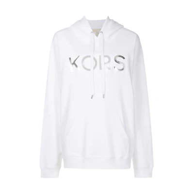 MICHAEL KORS MMK Monogram Short Shirt Jacket Unisex Light Gray MS3105L90S