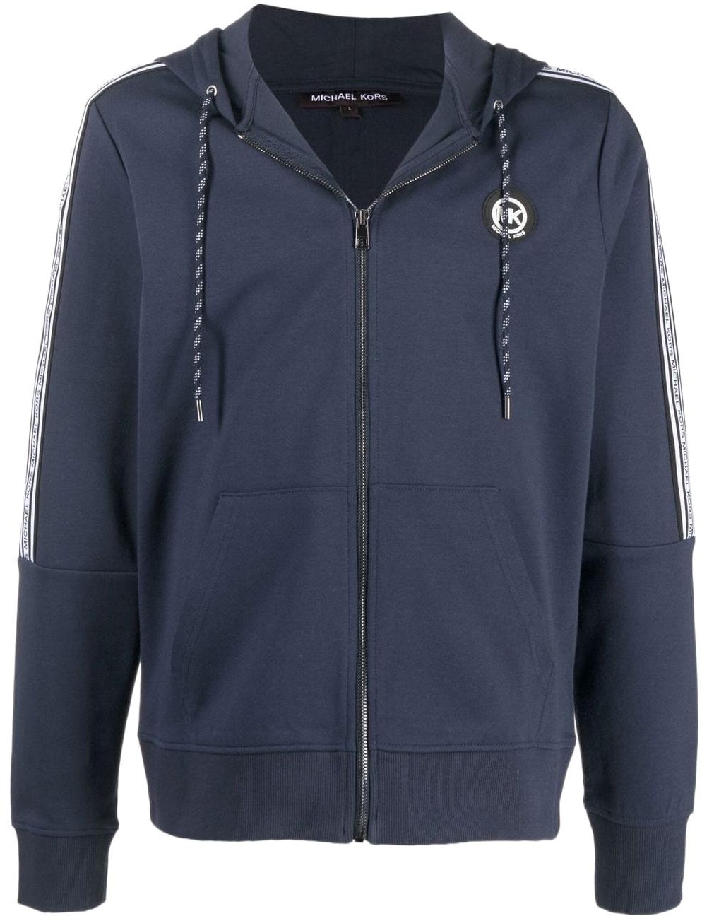 michael-kors-navy-hoodie-with-stripe-trim-and-zip-drawstring-cs-250-qd-5-mf-401