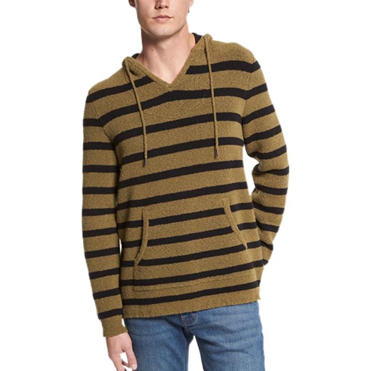 MICHAEL KORS Patchwork Logo Print Half-Zip Pullover Hoodie Multicolor () CF150EH1X4497