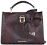 Buy Michael Kors Penelope Beg Tangkai Atas Medium Cetakan Ular Merlot