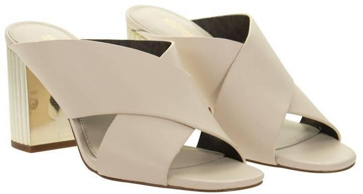 MICHAEL KORS 高輝澤跟波特涼鞋,白色CZ00098413 Shop MICHAEL KORS 高輝澤跟波特涼鞋,白色CZ00098413