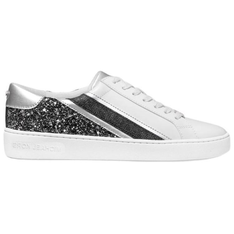 MICHAEL KORS Slade 'Striped Logo Glitter - White Black' 圖 2
