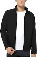 MICHAEL KORS Solid Color Black Zip-Up Jacket Long Sleeve MFP29451-0001 MICHAEL KORS Solid Color Black Zip-Up Jacket Long Sleeve MFP29451-0001