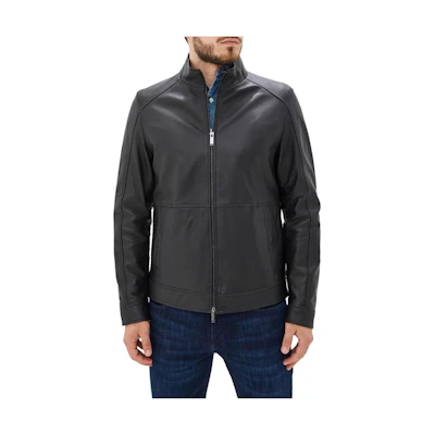 MICHAEL KORS Solid Color Zip-Up Jacket Black CR320517YV-001