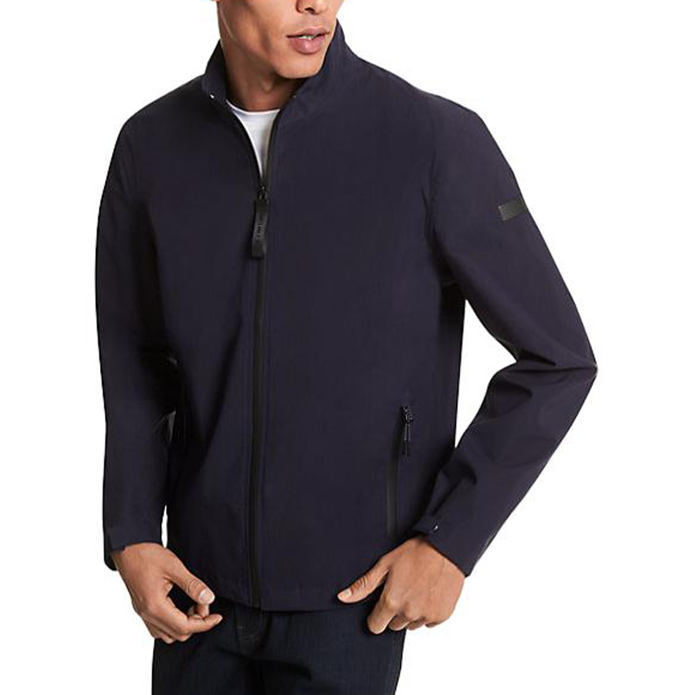 MICHAEL KORS Solid Pocket Shirt Jacket Brown - CF1402334D-216