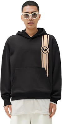 迈克高仕 SS22 黑色条纹logo印花连帽衫 CU251071X4001 Purchase 迈克高仕 SS22 黑色条纹logo印花连帽衫 CU251071X4001