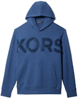 MICHAEL KORS SS22 Logo Print Pullover Sweatshirt Denim Blue CS1503Y95D474 MICHAEL KORS SS22 Logo Print Pullover Sweatshirt Denim Blue CS1503Y95D474