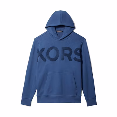 MICHAEL KORS SS22 Solid Color Half-Zip Pullover Sweatshirt CS251175E8673