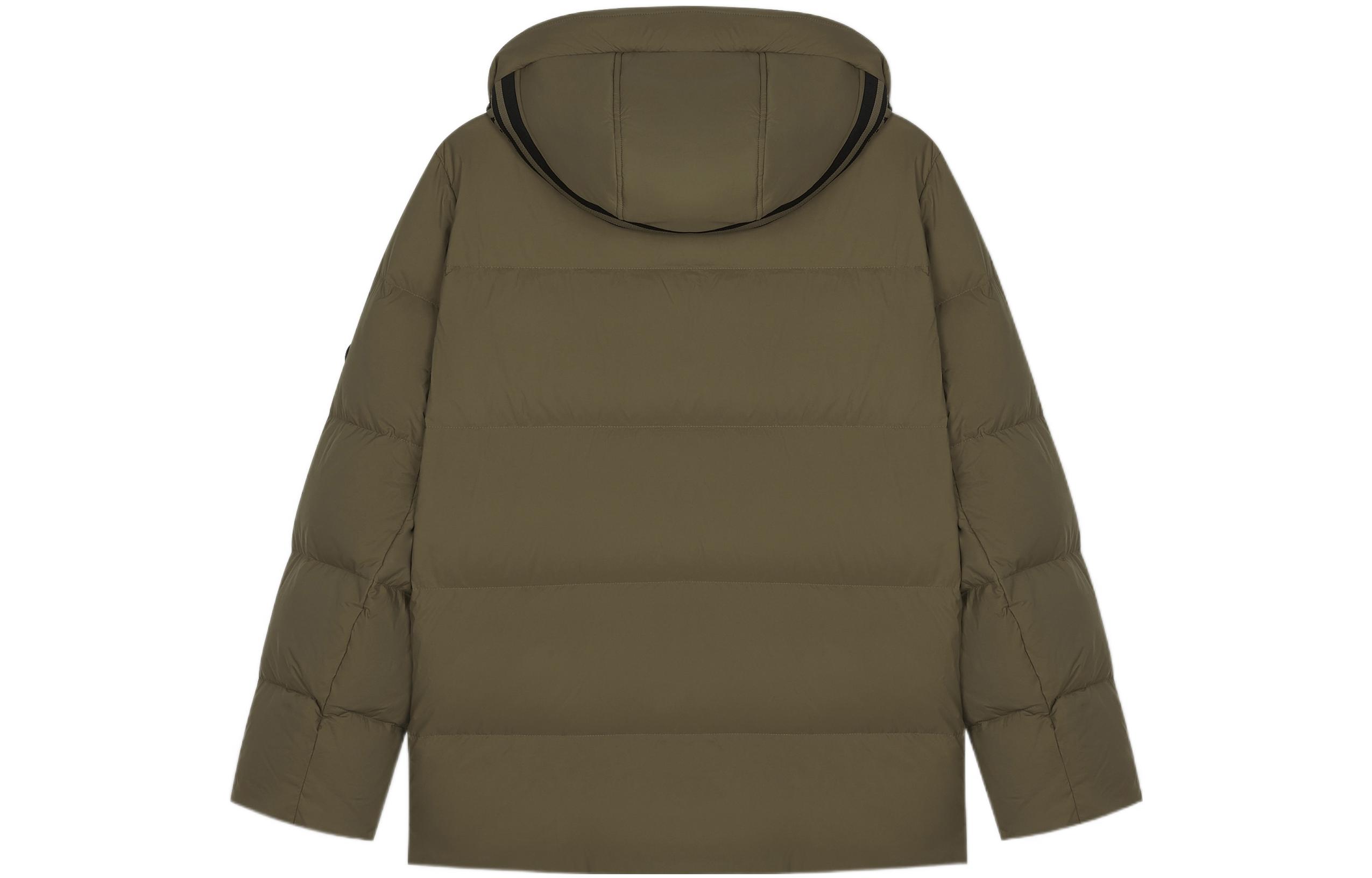 Shop Michael Kors SS23 Chaqueta Acolchada Capucha Marrón Claro Doble Cremallera. MC65602D-253