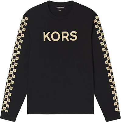 迈克高仕 SS23 黑色标志印花圆领卫衣 CR351BN1V2-001 Buy 迈克高仕 SS23 黑色标志印花圆领卫衣 CR351BN1V2-001