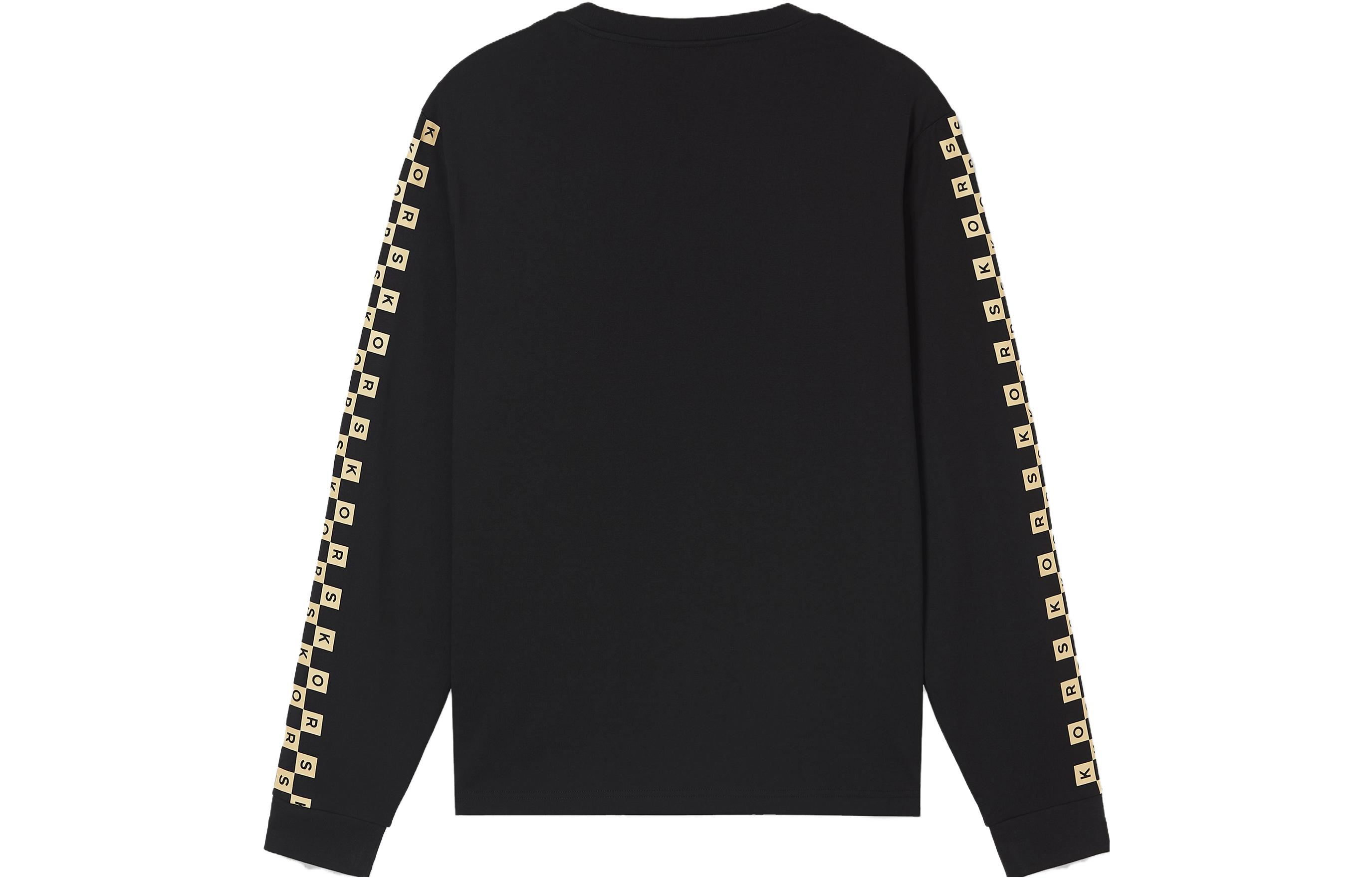 Lookbook 迈克高仕 SS23 黑色标志印花圆领卫衣 CR351BN1V2-001