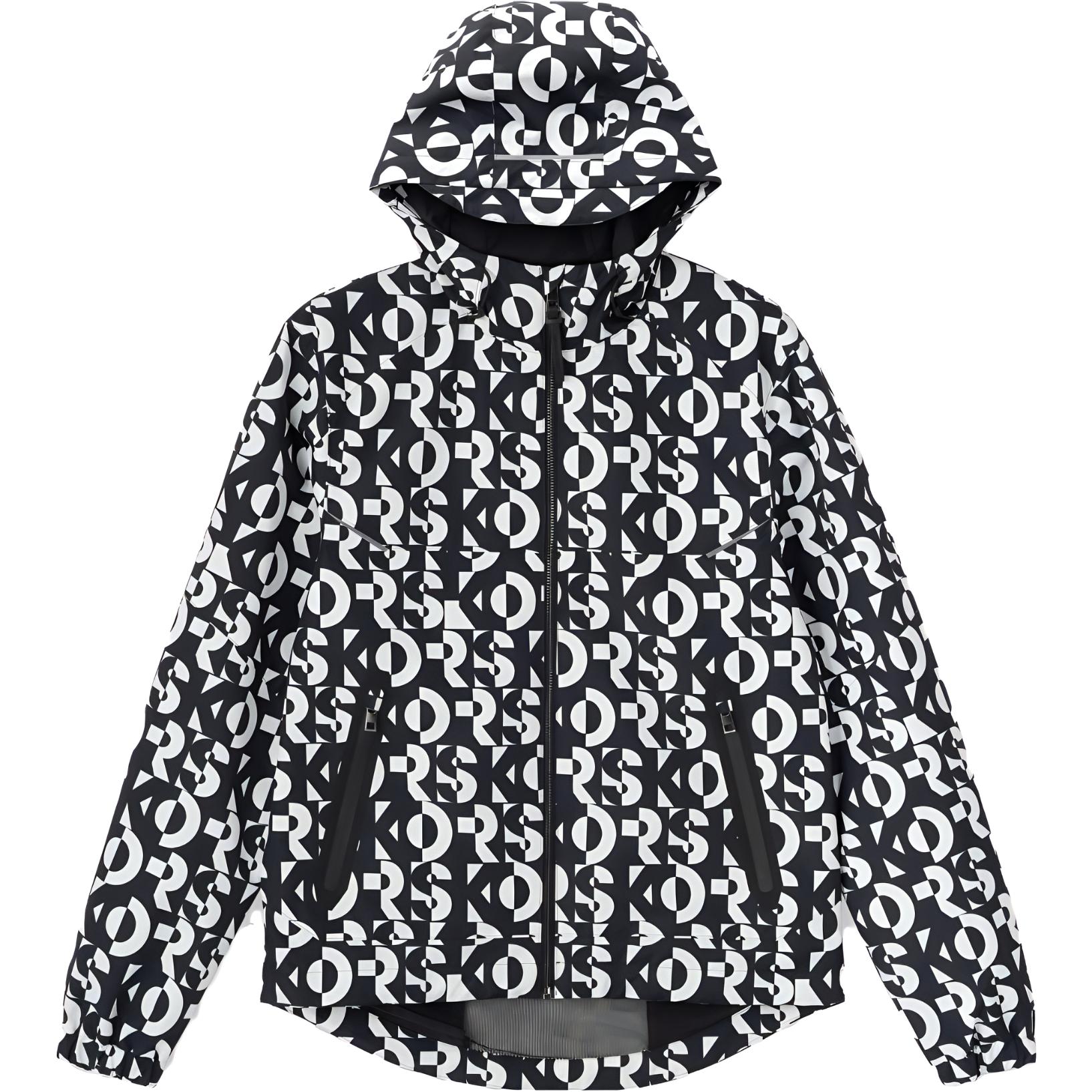 MICHAEL KORS SS23 Black Solid Color Crewneck Long Sleeve Sweatshirt CF2512X6YK