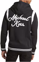 Order MICHAEL KORS SS23 黑色條紋拼接拉鍊運動衫 CF2512L1X4-001
