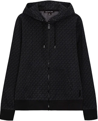 迈克高仕 SS23 黑色全印Logo拉链连帽衫 OS2518J48U-001 Buy 迈克高仕 SS23 黑色全印Logo拉链连帽衫 OS2518J48U-001