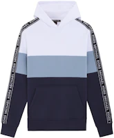 MICHAEL KORS SS23 Colorblock Logo Print Pullover Sweatshirt Navy Men OS250SL46F-436 MICHAEL KORS SS23 Colorblock Logo Print Pullover Sweatshirt Navy Men OS250SL46F-436
