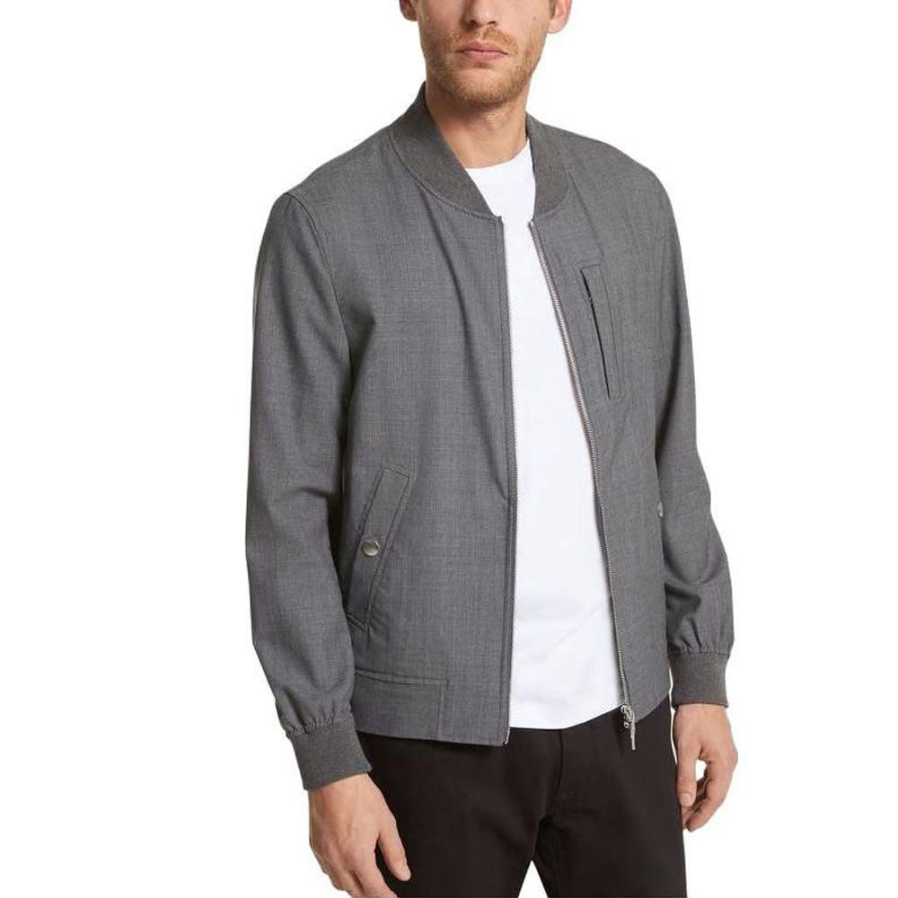 MICHAEL KORS SS23 Khaki Solid Workwear Pocket Jacket CS3800W4R4250