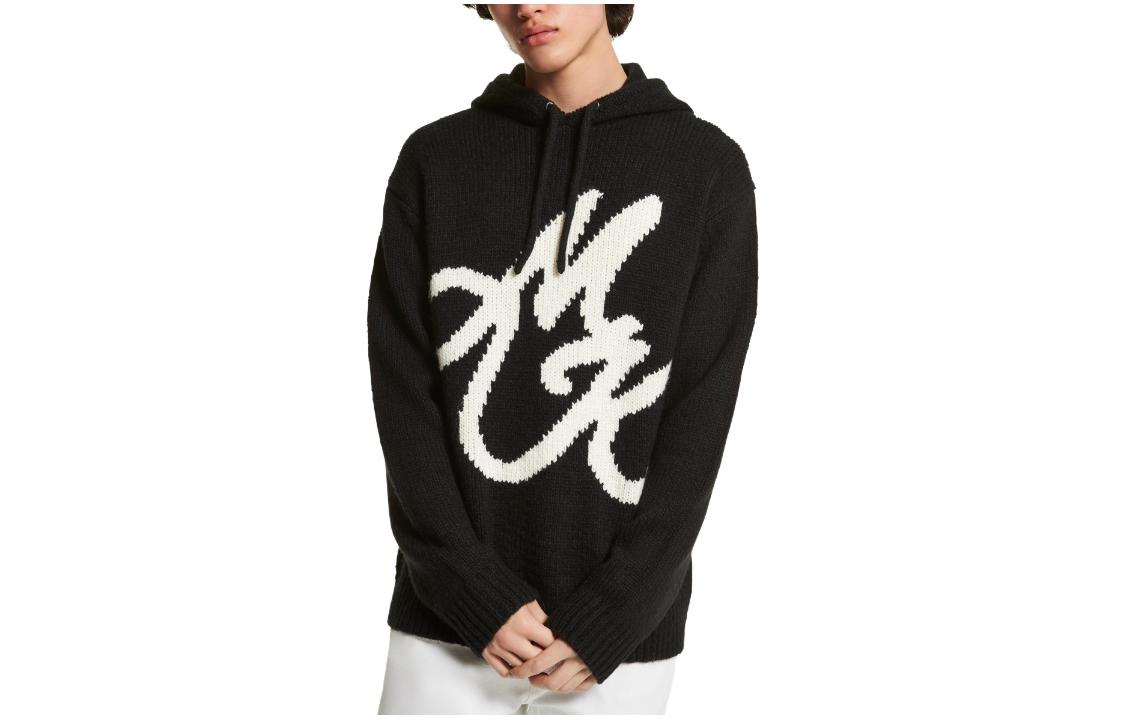 MICHAEL KORS SS23 Logo Print Casual Sweatshirt Black CF2517A7B1-001