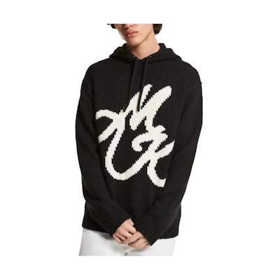 MICHAEL KORS SS23 Logo Print Casual Sweatshirt Black CF2517A7B1-001