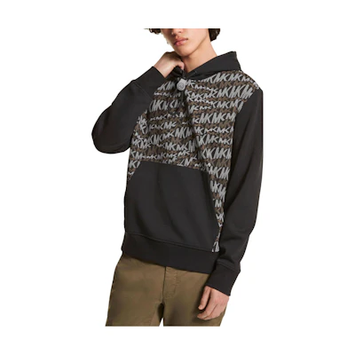 MICHAEL KORS SS23 Logo Print Crewneck Long-Sleeve Sweatshirt Blue CF251CH5MF-401