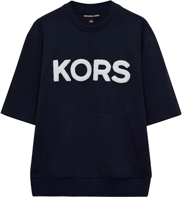 迈克高仕 SS23 标志印花短袖圆领卫衣 深蓝色 OS250S95MF-401 Buy 迈克高仕 SS23 标志印花短袖圆领卫衣 深蓝色 OS250S95MF-401