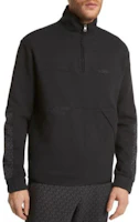 MICHAEL KORS SS23 Logo Print Half-Zip High-Neck Sweatshirt Black OS351GY5MF-001 MICHAEL KORS SS23 Logo Print Half-Zip High-Neck Sweatshirt Black OS351GY5MF-001